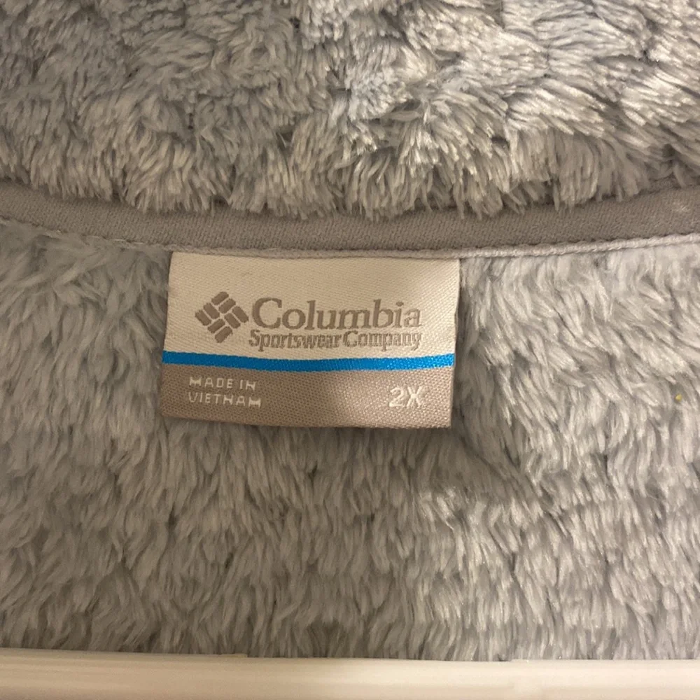 Lightly used Columbia Fire SidII Full Zip Fleece in size 2xl Cirris Gray - Picture 2 of 5